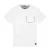 Weekend Offender Heren Sutton Geruit borstzak T-shirt (Wit)