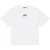 Malelions Women Oversized Diamond T-Shirt | White/Petrol
