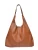 Luisa Vannini Brown Rundleer Tas