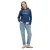 Dames sweatshirt met capuchon en metallic logo Superdry Luxe