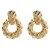 Club Manhattan oorbellen Vintage Door Knob goudkleurig