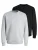 JACK & JONES Sweatshirt ‘Bradley’  zilvergrijs