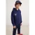 TRENDYOLKIDS Jongens Donkerblauw Effen Lang, Regular fit Sweatshirts