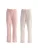 Dagi Pyjamabroek  beige / lichtgeel / lichtroze / wit
