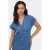 ONLY korte jurk medium blue denim