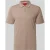HUGO slim fit poloshirt van mix van lyocell en linnen model ‘DULINEN’