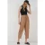 Gestructureerde Salwar Broek met Touwtjes Taille