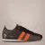 Q1905 Sneaker typhoon sp donkerbruin/oranje