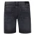 Retour Jeans straight regular waist short black denim