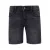 Retour Jeans straight regular waist short black denim