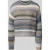 Oui relaxed fit gebreide pullover van wolmix met streepmotief