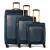 American Tourister Kofferset  donkerblauw / oranje