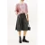 Tommy Hilfiger Textured Cable Mock-neck Red Texture