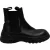 Dior D-Racer Chelsea Enkellaarsjes van Zwart Leer