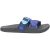 Chaco Unisex platte slippers met golfpatroon voor volwassenen (Blauw)