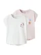 NAME IT Shirt ‘NMFVARUTTI’  sand / blauw / rosa / wit
