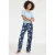 DIDI Travel Pants Falcon Print Darkblue Ambiance Print