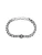 Breil Armband ‘Dock’  zwart / zilver