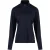Slazenger Dames-top met logo en halve rits (Marine)