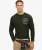 Surplus Sweatshirt met Ronde Hals en Print Zwart