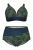 Ulla Popken Bikini  donkerblauw / groen