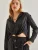 Bianco Lucci Blouse  zwart / wit