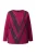 Ulla Popken Shirt  bordeaux / zwart