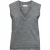 Object objdenisi s/l re knit vest noos 23049215 medium grey melange