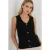 Gestructureerde V-hals Geknoopte Waistcoat