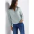 Street One Dames Gemêleerde tuniek met gespleten hals in Blauw
