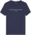TOMMY HILFIGER Shirt  nachtblauw / lichtrood / wit