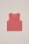WE Fashion – Meisjes gilet met structuur – Regular fit – Rood –