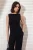 TRENDYOLMİLLA Dames Zwart Effen Mouwloos Getailleerd Blouses