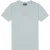 Malelions Junior Striped Signature T-Shirt | Ocean Grey