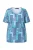 Ulla Popken Shirt  aqua / royal blue/koningsblauw / hemelsblauw