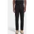 The Kooples Wide-leg-up Trousers With Turn-ups Black
