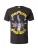 AMPLIFIED Shirt ‘GUNS N ROSES – TOP HAT SKULL’  geel / grasgroen / zwart / offwhite