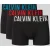 Calvin Klein Underwear Trunks van katoenmix met labelopschrift in een set van 3