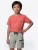 KOROSHI Shirt  navy / koraal / offwhite