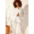 TRENDYOLMİLLA Dames Wit Effen Lang Oversized Overhemden