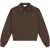 Malelions Women College Polo Sweater | Dark Brown