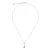 Orphelia ‘Maite’ Dames 925 Sterling Zilveren Ketting met Hanger – Zilver/Roze ZK-7376