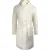 Parajumpers Eulalia Moonbeam witte gewatteerde lange jas met capuchon