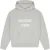 Malelions Women Heavy Knitted Hoodie | Grey Melange