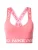 NIKE Sport bh  zalm roze / wit