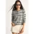 Gestreepte Rundhals Cardigan