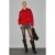 Sweatshirt met normale pasvorm en ronde hals