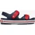 Crocs Crocband Play Thermoplastische Navy/Varsity Rode Sandalen