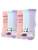 Cotton Prime Sokken  lichtblauw / lichtlila / pitaja roze / wit