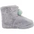 White Stuff Faux Fur Bootie Dark Grey